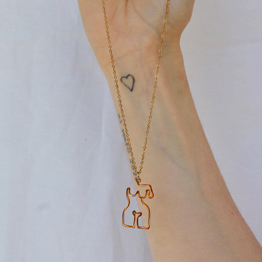 Silhouette necklace